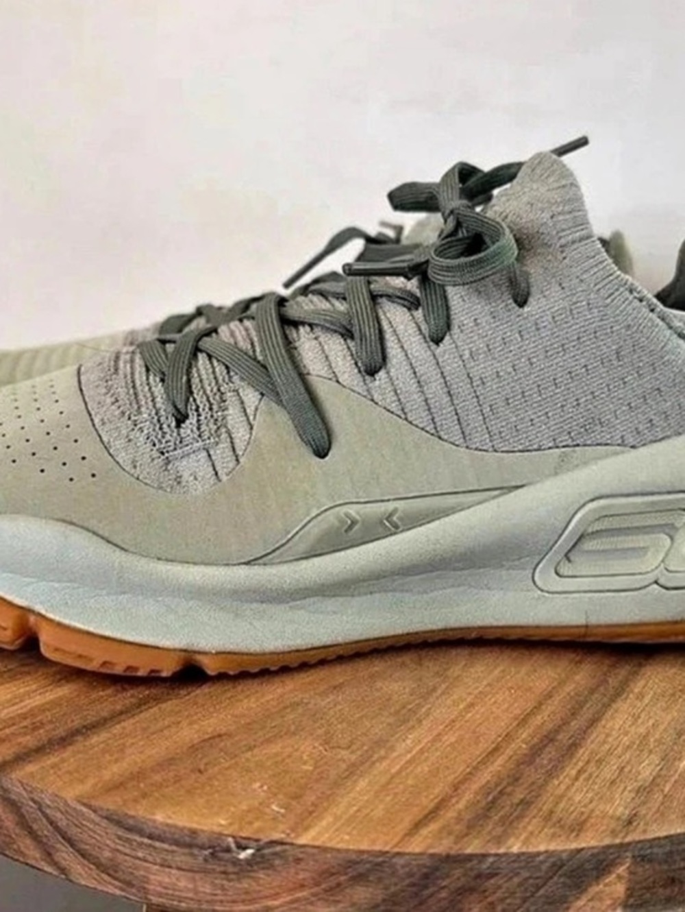 Under Armour Curry 4 Low 'Grove Green' Athletic Shoes